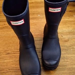 Original flexible black Hunter rain boots